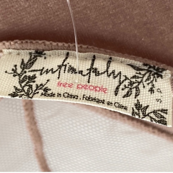 Free People Pink Velvet Solid Boho Tank - Picture 6 of 9